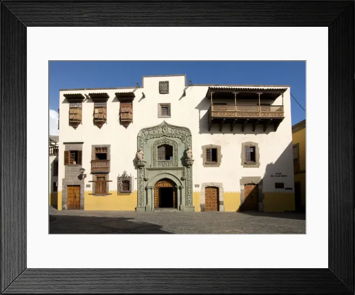 Framed Print : Casa de Colon, Las Palmas, Gran Canaria, Canary Islands, Spain Framed Print : Casa de Colon, Las Palmas, Gran Canaria, Canary Islands, Spain