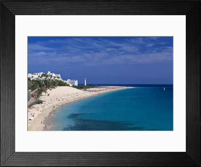 Framed Print : Beach of Morra Jable, Jandia, Fuerteventura, Canary Islands, Spain Framed Print : Beach of Morra Jable, Jandia, Fuerteventura, Canary Islands, Spain