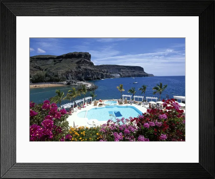 Framed Print : Club de Mar, Puerto de Mogan, Gran Canaria, Canary Islands, Spain Framed Print : Club de Mar, Puerto de Mogan, Gran Canaria, Canary Islands, Spain