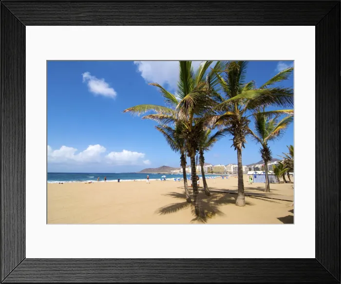 Framed Print : Las Canteras beach, Las Palmas, Gran Canaria, Canary Islands, Spain Framed Print : Las Canteras beach, Las Palmas, Gran Canaria, Canary Islands, Spain