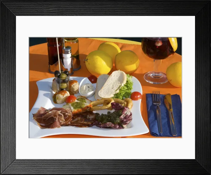Framed Print : Tapas, Restaurant, Spain Framed Print : Tapas, Restaurant, Spain