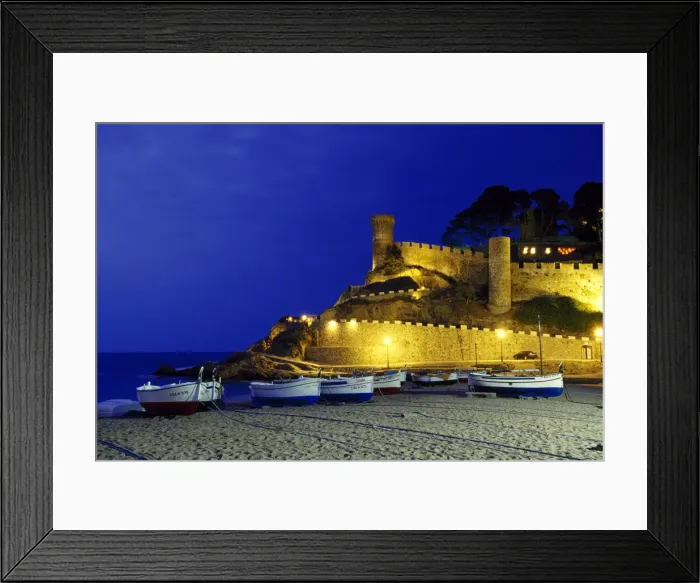 Framed Print : Vila Vella, Tossa de Mar, Costa Brava, Catalonia, Spain Framed Print : Vila Vella, Tossa de Mar, Costa Brava, Catalonia, Spain