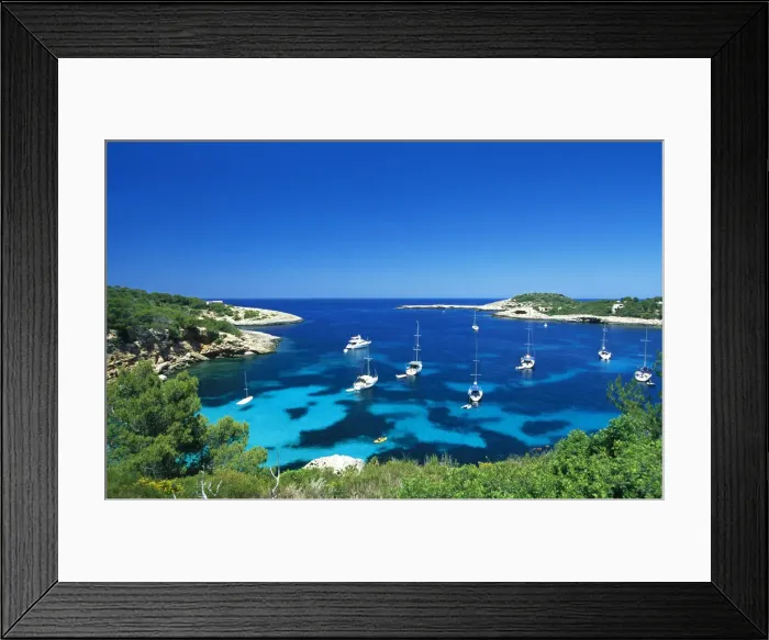 Framed Print : Bay nearby Portinatx, Ibiza, Balearic Islands, Spain Framed Print : Bay nearby Portinatx, Ibiza, Balearic Islands, Spain