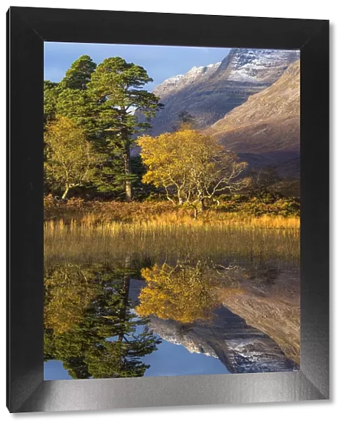 Loch Clair reflections, Wester Ross, Highlands, Scotland