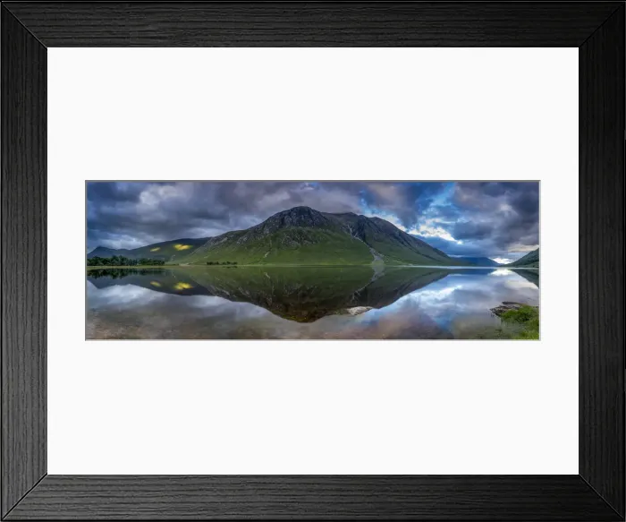 Framed Print : Mountain reflecting in River Etive, Glen Etive, Highland Region, Scotland, United Kingdom Framed Print : Mountain reflecting in River Etive, Glen Etive, Highland Region, Scotland, United Kingdom