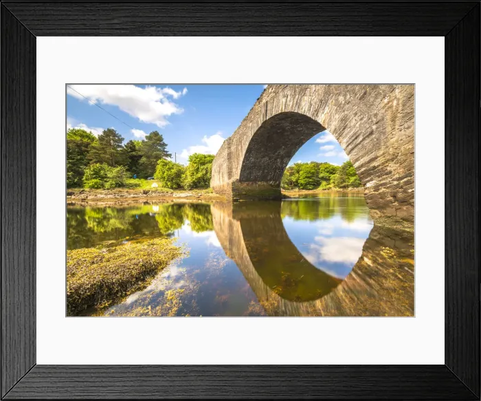 Framed Print : County Donegal, Ulster region, Ireland, Europe. Roads stone bridge Framed Print : County Donegal, Ulster region, Ireland, Europe. Roads stone bridge