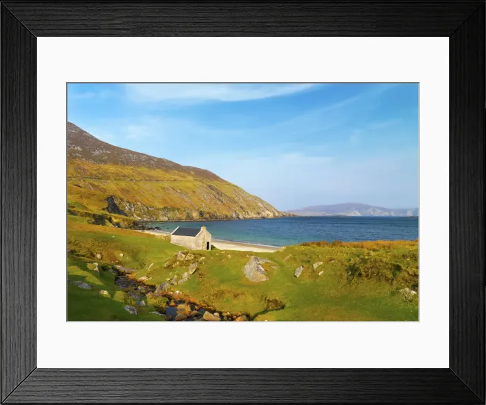Framed Print : Ireland, Co. Mayo, Achill island, Keem bay Framed Print : Ireland, Co. Mayo, Achill island, Keem bay
