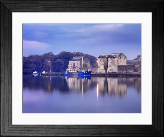 Framed Print : Ireland, Co. Donegal, Ramelton, River lennon at dusk Framed Print : Ireland, Co. Donegal, Ramelton, River lennon at dusk