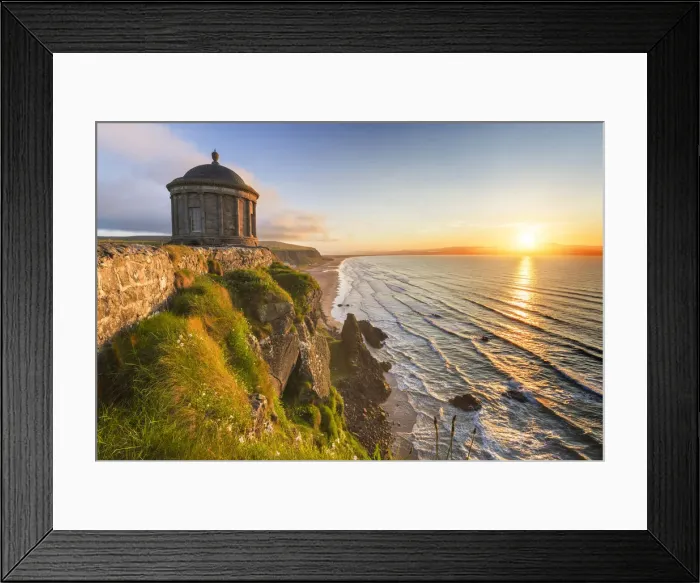 Framed Print : Mussenden temple, Castlerock, County Antrim, Ulster region, northern Ireland, United Framed Print : Mussenden temple, Castlerock, County Antrim, Ulster region, northern Ireland, United