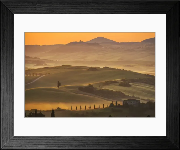 Framed Print : Europe, Italy, Tuscany, Toscana, Siena, The Val daaOrcia, landscape Framed Print : Europe, Italy, Tuscany, Toscana, Siena, The Val daaOrcia, landscape