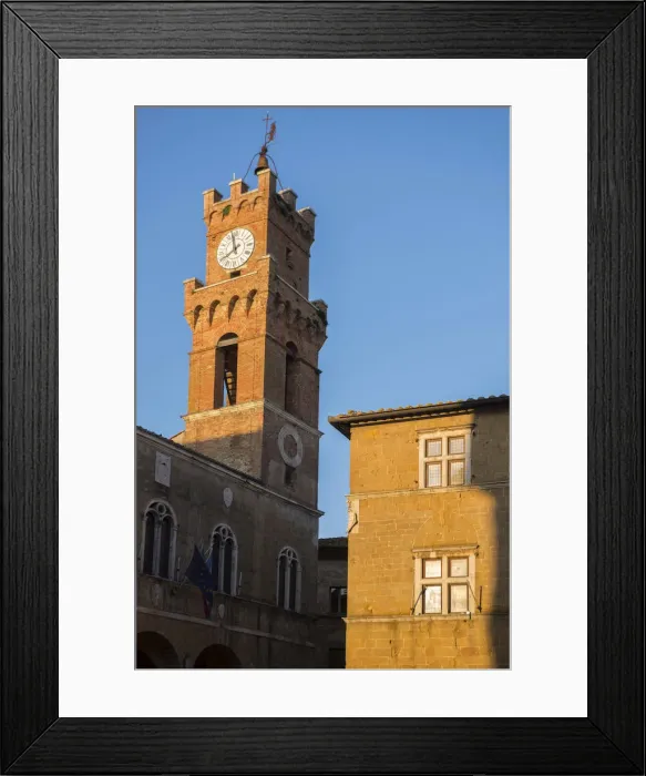 Framed Print : Europe, Italy, Tuscany, Toscana, Pienza, Courtyard Of Piccolomini Palace Framed Print : Europe, Italy, Tuscany, Toscana, Pienza, Courtyard Of Piccolomini Palace