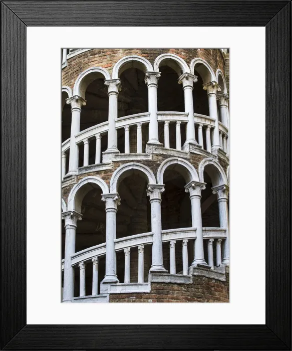 Framed Print : Staircase, Palazzo Contarini del Bovolo, Venice, Veneto, Italy Framed Print : Staircase, Palazzo Contarini del Bovolo, Venice, Veneto, Italy