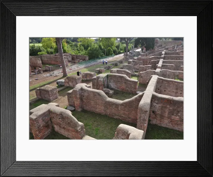 Framed Print : The Decumanus Maximus (main avenue of Ostia Antica) at the mouth of the River Tiber Framed Print : The Decumanus Maximus (main avenue of Ostia Antica) at the mouth of the River Tiber