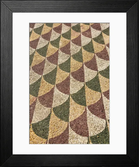 Framed Print : Roman mosaics at the Baths of Caracalla built between AD 212 and 216, by Emperor Caracalla Framed Print : Roman mosaics at the Baths of Caracalla built between AD 212 and 216, by Emperor Caracalla