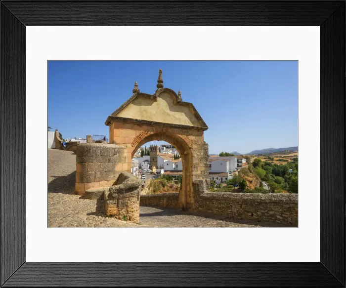 Framed Print : Felipe V gate, Ronda Andalusia, Spain Framed Print : Felipe V gate, Ronda Andalusia, Spain