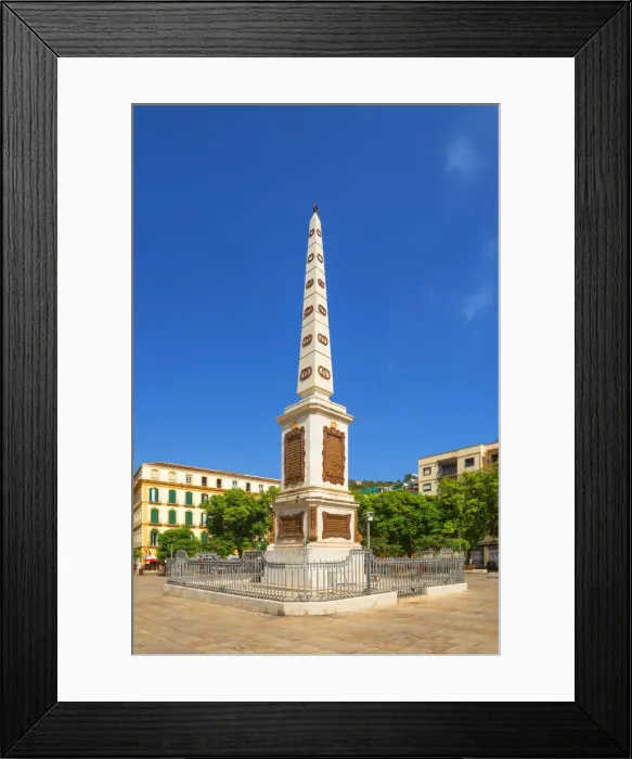 Framed Print : Obelisk for General Torrijos on Plaza de la Merced, Malaga, Costa del Sol, Andalusia Framed Print : Obelisk for General Torrijos on Plaza de la Merced, Malaga, Costa del Sol, Andalusia