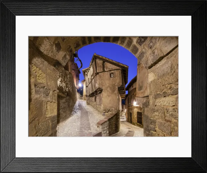 Framed Print : Picturesque corner of Albarracin, Aragon, Spain Framed Print : Picturesque corner of Albarracin, Aragon, Spain