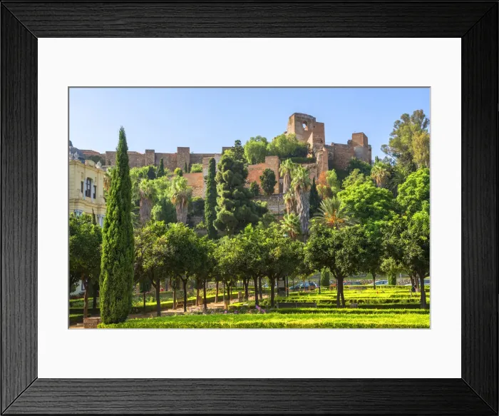 Framed Print : Alcazaba, Malaga, Costa del Sol, Andalusia, Spain Framed Print : Alcazaba, Malaga, Costa del Sol, Andalusia, Spain