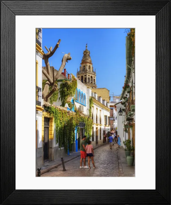 Framed Print : Calle Romero with Mezquita, UNESCO World Heritage Site, Cordoba, Andalusia, Spain Framed Print : Calle Romero with Mezquita, UNESCO World Heritage Site, Cordoba, Andalusia, Spain