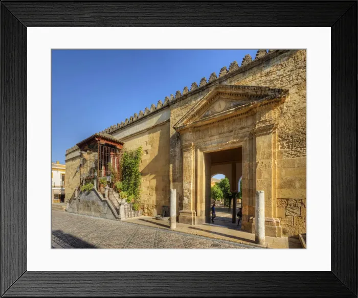 Framed Print : Wall with gate of the Mezquita, UNESCO World Heritage Site, Cordoba, Andalusia, Spain Framed Print : Wall with gate of the Mezquita, UNESCO World Heritage Site, Cordoba, Andalusia, Spain