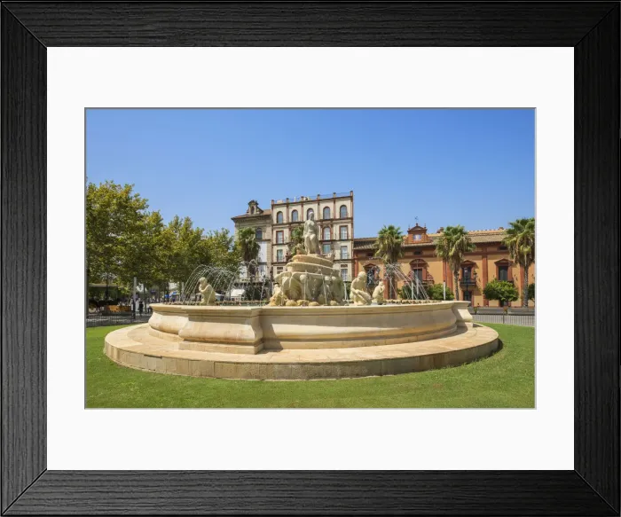 Framed Print : Hispalis fountain, Sevilla, Andalusia, Spain Framed Print : Hispalis fountain, Sevilla, Andalusia, Spain