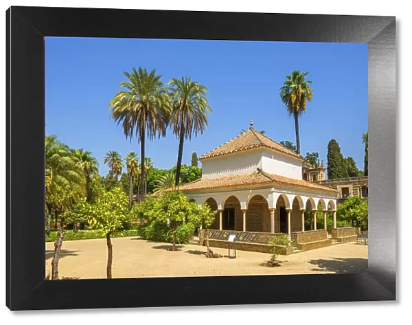 Pavilion of Carlos V, Gardens of the Real Alcazar, UNESCO World Heritage Site, Sevilla