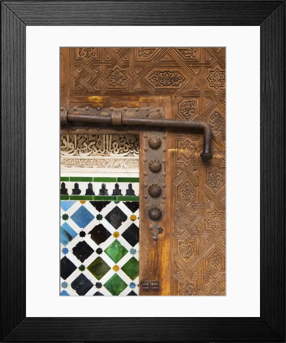 Framed Print : Spain, Andalusia, Granada, Alhambra, Moorish architecture Framed Print : Spain, Andalusia, Granada, Alhambra, Moorish architecture