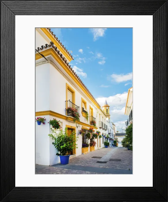 Framed Print : Spain, Andalusia, Estepona, Old town, Nuestra Señora de Los Remedios Framed Print : Spain, Andalusia, Estepona, Old town, Nuestra Señora de Los Remedios