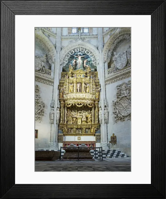 Framed Print : Europe, Spain, Burgos, UNESCO World Heritage site, Gothic cathedral, chapel with Framed Print : Europe, Spain, Burgos, UNESCO World Heritage site, Gothic cathedral, chapel with