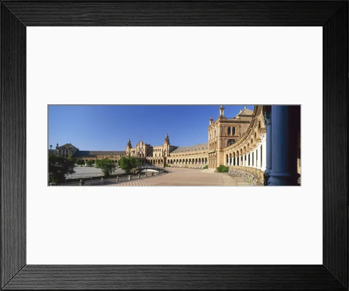 Framed Print : Plaza de Espana, Seville, Andalucia, Spain