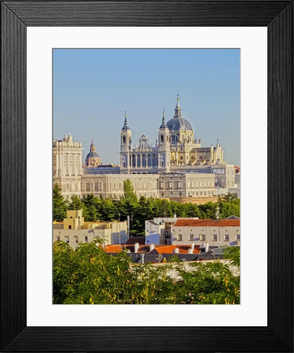 Framed Print : Spain, Madrid, View of the Cathedral of Saint Mary the Royal of La Almudena Framed Print : Spain, Madrid, View of the Cathedral of Saint Mary the Royal of La Almudena
