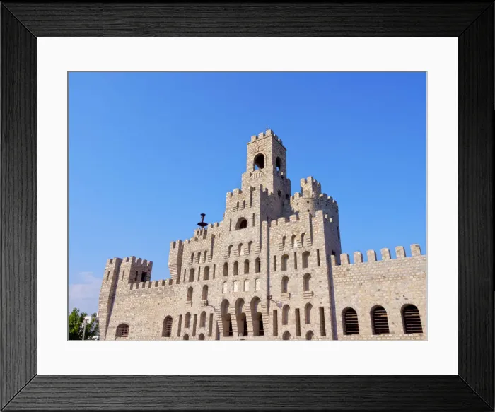 Framed Print : Spain, Catalonia, Barcelona Province, Les Fonts Castle Framed Print : Spain, Catalonia, Barcelona Province, Les Fonts Castle
