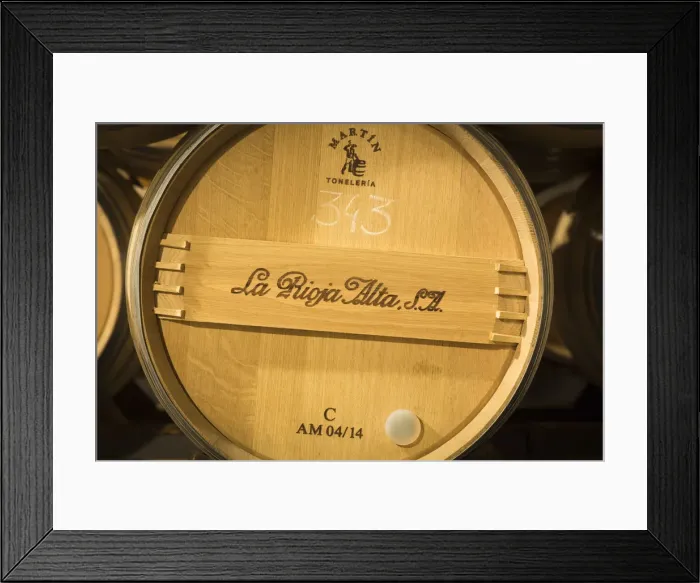Framed Print : Spain, La Rioja, Haro. Storage barrels at La Rioja Alta, a traditional Rioja winery Framed Print : Spain, La Rioja, Haro. Storage barrels at La Rioja Alta, a traditional Rioja winery