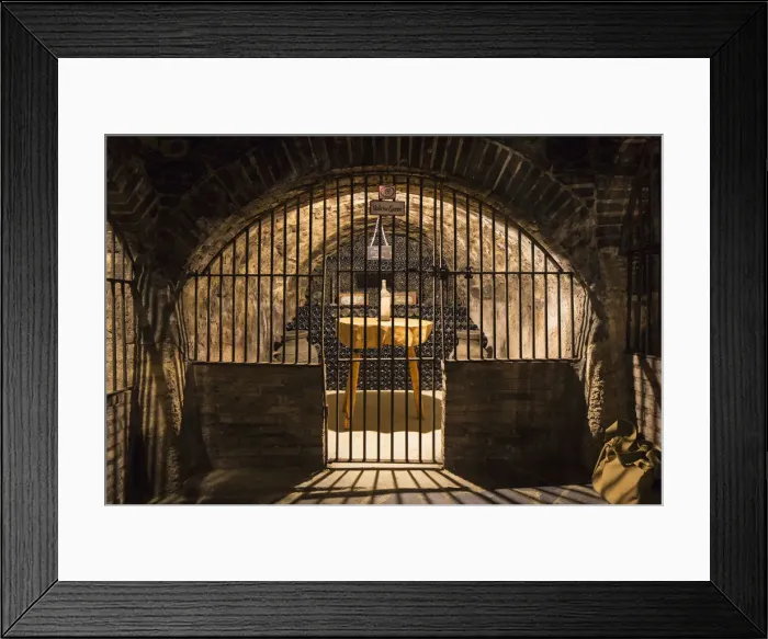 Framed Print : Spain, Alava, Laguardia. The wine collection of Victorino Eguren, owner of Eguren Framed Print : Spain, Alava, Laguardia. The wine collection of Victorino Eguren, owner of Eguren