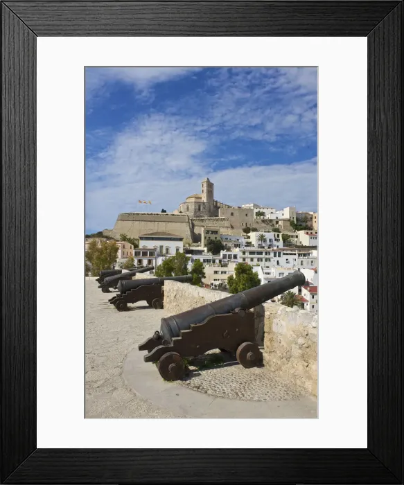 Framed Print : Dalt Vila, Eivissa, Ibiza Town, Balearic Islands, Spain Framed Print : Dalt Vila, Eivissa, Ibiza Town, Balearic Islands, Spain