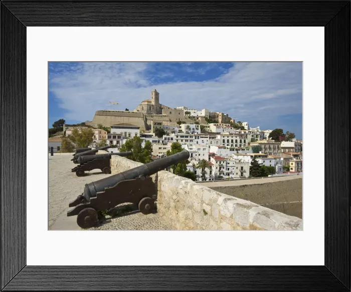 Framed Print : Dalt Vila, Eivissa, Ibiza Town, Balearic Islands, Spain Framed Print : Dalt Vila, Eivissa, Ibiza Town, Balearic Islands, Spain