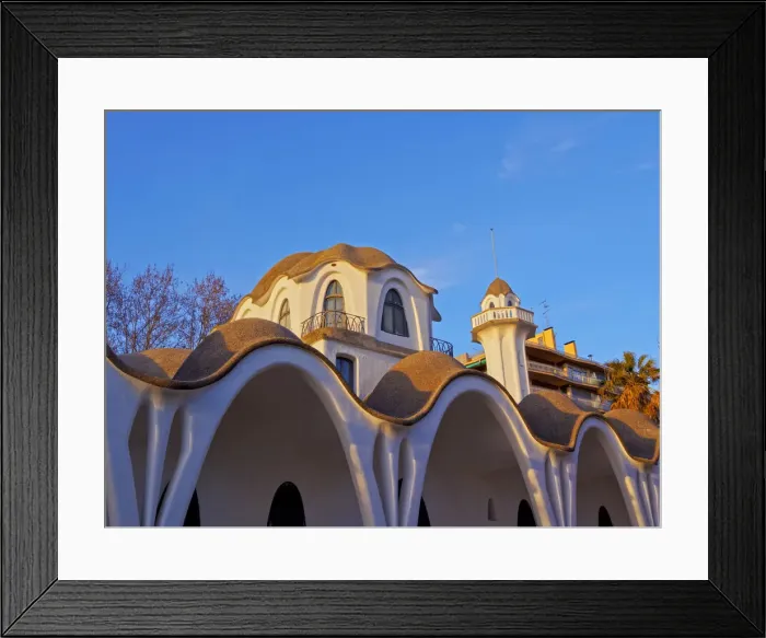 Framed Print : Spain, Catalonia, Barcelona Province, Terrassa, Masia Freixa, Modernista building Framed Print : Spain, Catalonia, Barcelona Province, Terrassa, Masia Freixa, Modernista building