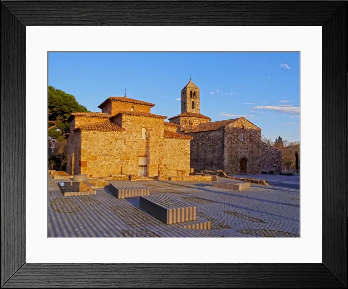 Framed Print : Spain, Catalonia, Barcelona Province, Terrassa, Churches of Sant Pere Framed Print : Spain, Catalonia, Barcelona Province, Terrassa, Churches of Sant Pere