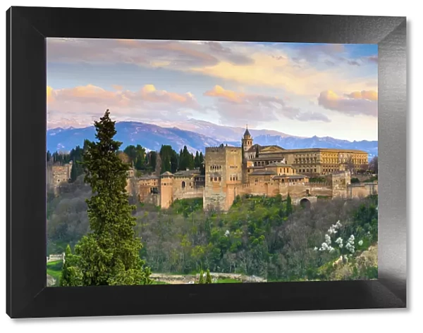 Spain, Andalusia, Granada, Alhambra Palace