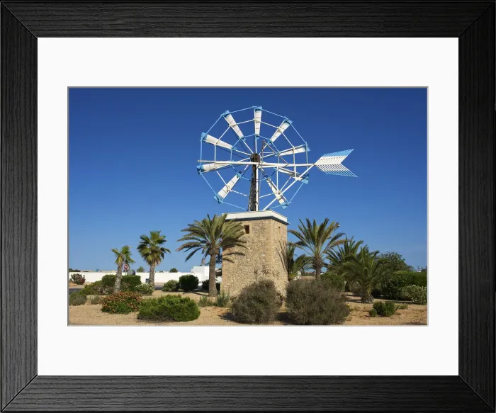 Framed Print : Windmill, Ibiza, Balearic Islands, Spain Framed Print : Windmill, Ibiza, Balearic Islands, Spain