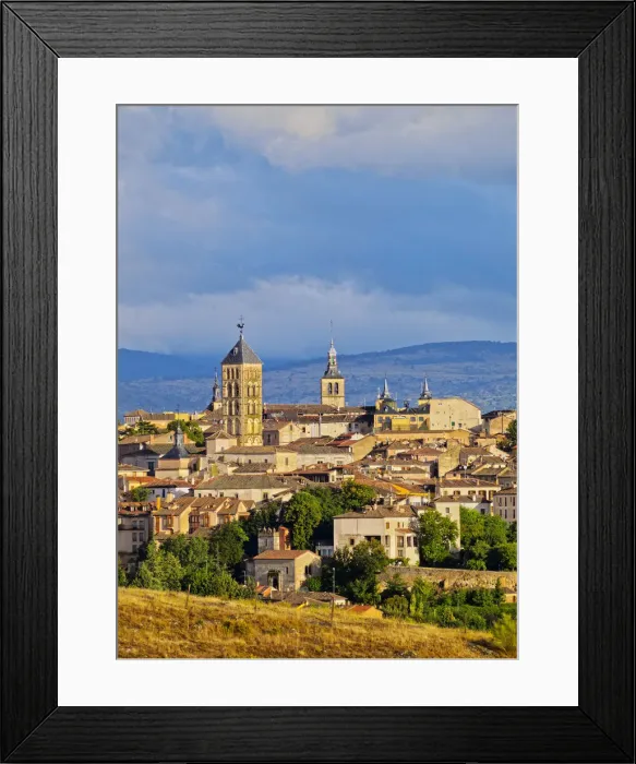Framed Print : Spain, Castile and Leon, Segovia, View of the old town Framed Print : Spain, Castile and Leon, Segovia, View of the old town