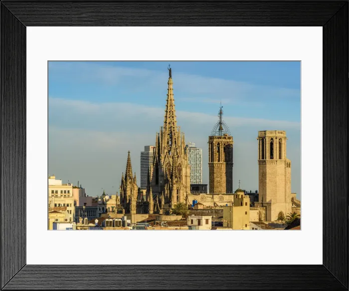 Framed Print : Cathedral of Santa Eulalia, Barcelona, Catalonia, Spain Framed Print : Cathedral of Santa Eulalia, Barcelona, Catalonia, Spain