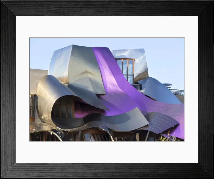 Framed Print : Bodegas Marques de Riscal, built by Frank O. Gerhy, Elciego, La Rioja, Alava, Spain Framed Print : Bodegas Marques de Riscal, built by Frank O. Gerhy, Elciego, La Rioja, Alava, Spain