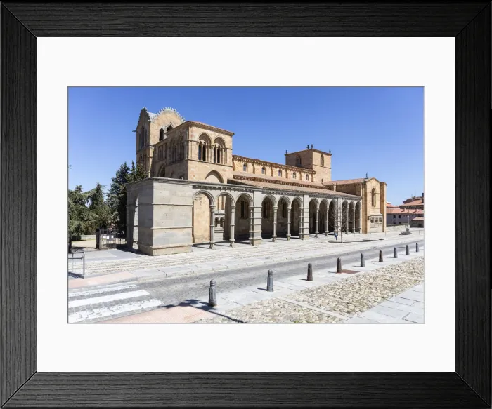 Framed Print : The Basilica of San Vicente, a Romanesque church outside the walled city of Avila Framed Print : The Basilica of San Vicente, a Romanesque church outside the walled city of Avila