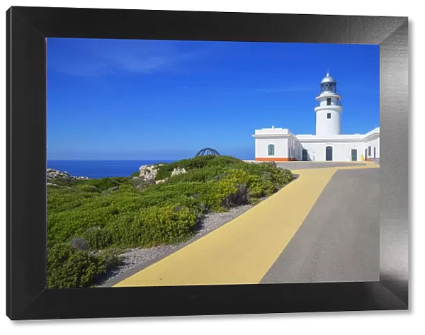 The lighthouse at Cap de Cavalleria, Menorca; Balearic Islands; Spain; Europe