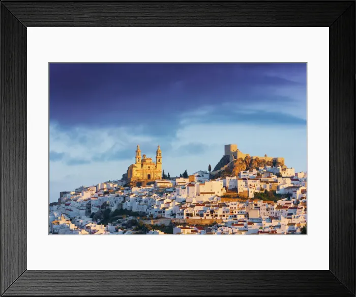 Framed Print : Spain, Andalucia, Cadiz province, Olvera, Our Lady of the Incarnation Church and Olvera Framed Print : Spain, Andalucia, Cadiz province, Olvera, Our Lady of the Incarnation Church and Olvera