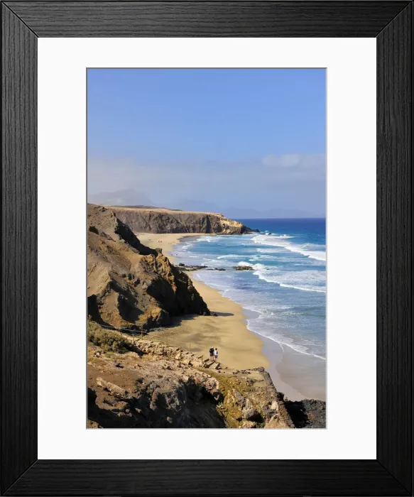 Framed Print : Playa de la Pared. Fuerteventura, Canary Islands