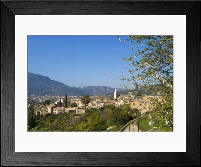 Framed Print : Biniaratx, Soller, Serra de Tramuntana, Majorca, Balearics, Spain