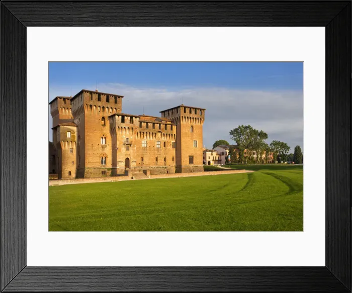 Framed Print : Italy, Lombardy, Mantova district, Mantua, San Giorgio Castle
