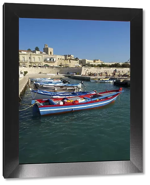 Fishing harbour of Otranto, Salentine Peninsula, Apulia, Italy
